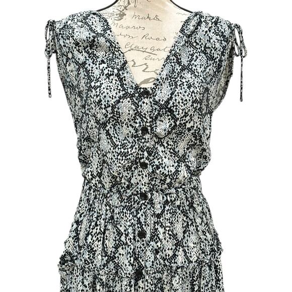 PROENZA SCHOULER White Label Snake Print Midi Dress - Picture 8 of 12